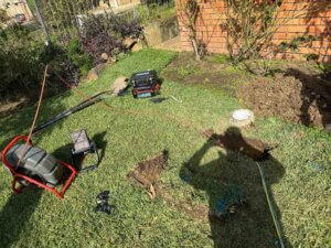 plumbers with cameras inspecting a pipe for relining in sydney